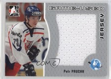 2005-06 ITG Heroes and Prospects Game-Used Jersey Silver /100 Petr Prucha 2a8