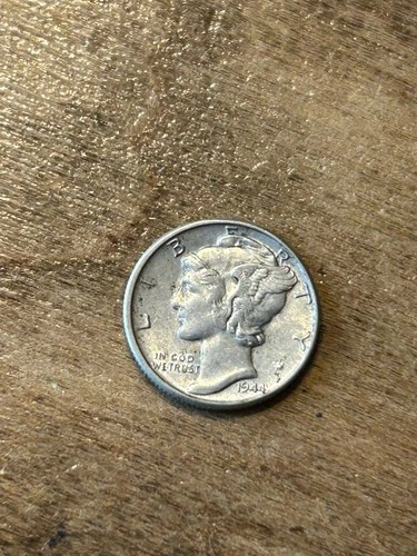 1944 Mercury Dime AU