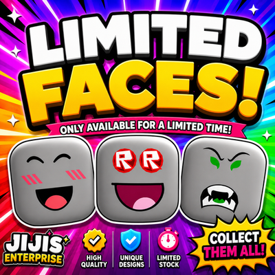 #ad R0BLOX LIMITEDS FACES 😜 HIGH DEMAND FAST DELIVERY ✅ $344.99