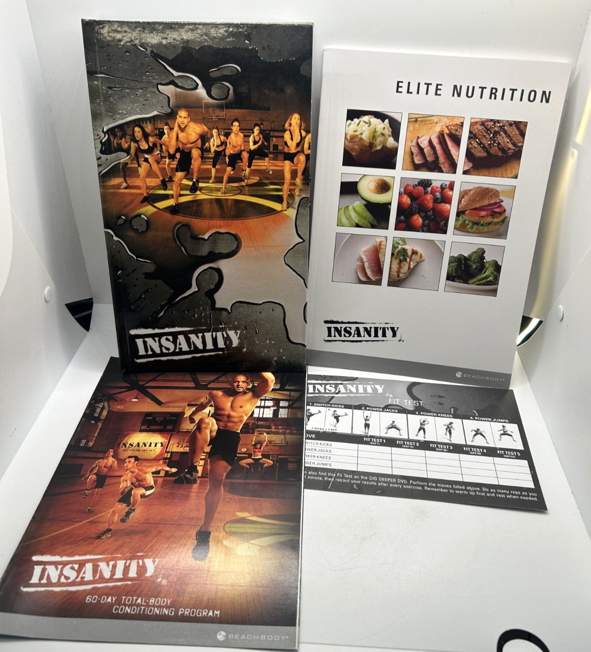 Insanity Total Body Workout Program 10 Disc DVD Set Shaun T Beachbody 2009