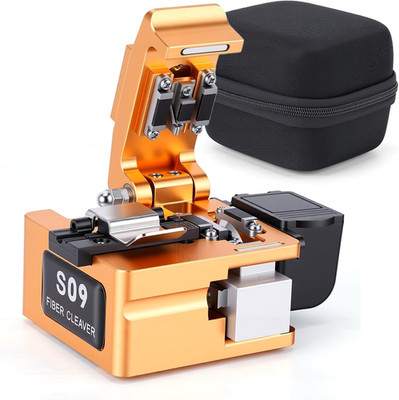 Optical Fiber Cleaver, 48,000 Cleaves Capacity with 16 Cleave Auto Scrap Collect