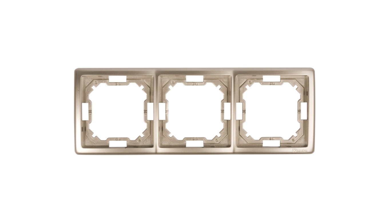 Simon Basic Standard Triple Frame Universal Satin BMR3/29