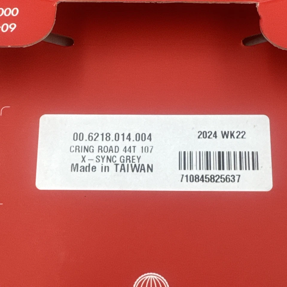 Передняя звездочка дорожная SRAM X-Sync 44T 107 мм BCD алюминиевая 12 скоростей полярно-серая - Изображение 4 из 4