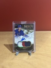 2018-19 Lias Andersson Ultimate Collection Autographed Debut Threads RPA /99