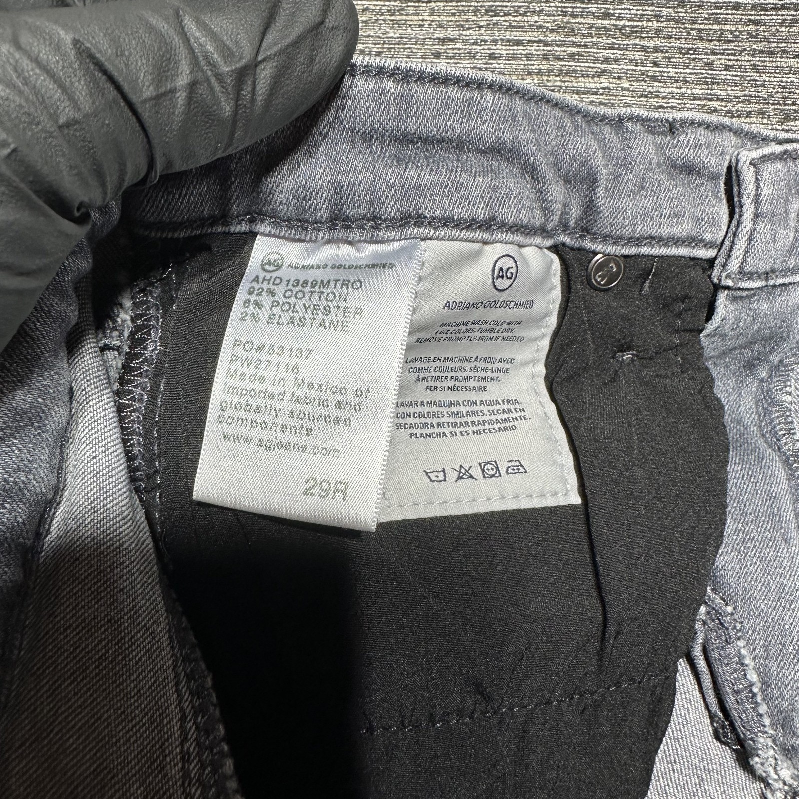 Adriano Goldschmied Jeans Women's Size 29 R Gray Legging Ankle Super Skinny thumbnail 14