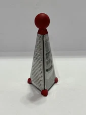Progressive Mini Stainless Steel Tower Grater Zester 5 Inches Tall New Red