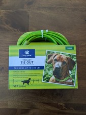 50 Foot Large Trolley Tie Out For Dogs Up To 100 Lbs.- Top Paw-NEW-Pet Care