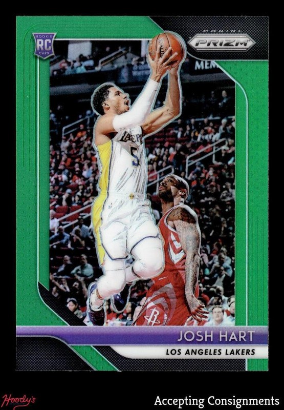 2018-19 Panini Prizm Prizms Green #46 Josh Hart Rookie RC LAKERS