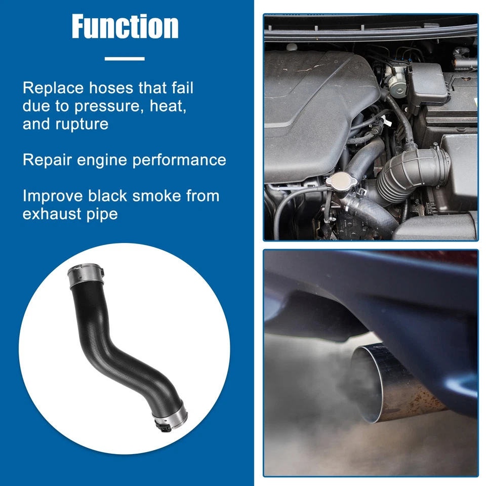 Mangueira externa intercooler turbocompressor nº 14463-4KV0A para Nissan NP300 D40 D23 - Imagem 3 de 4