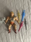 Vintage 1981 Masters Of The Universe Original He Man Missing Shield Extra Swords