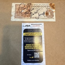 Pimp C Signed Autographed 1991 Food Stamp JSA Certified RARE! Hip-Hop 90's Auto
