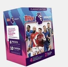 2026 TOPPS FLAGSHIP ENGLISH PREMIER LEAGUE VALUE BLASTER BOX EPL Presale QTY