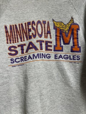 Vtg 1992 90s Minnesota State Screaming Eagles Coach Sweater Shirt Pullover USA