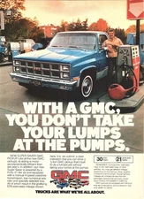 1981 GMC Super Saver Pickup Truck Print Ad - Auto Collector's Garage Decor