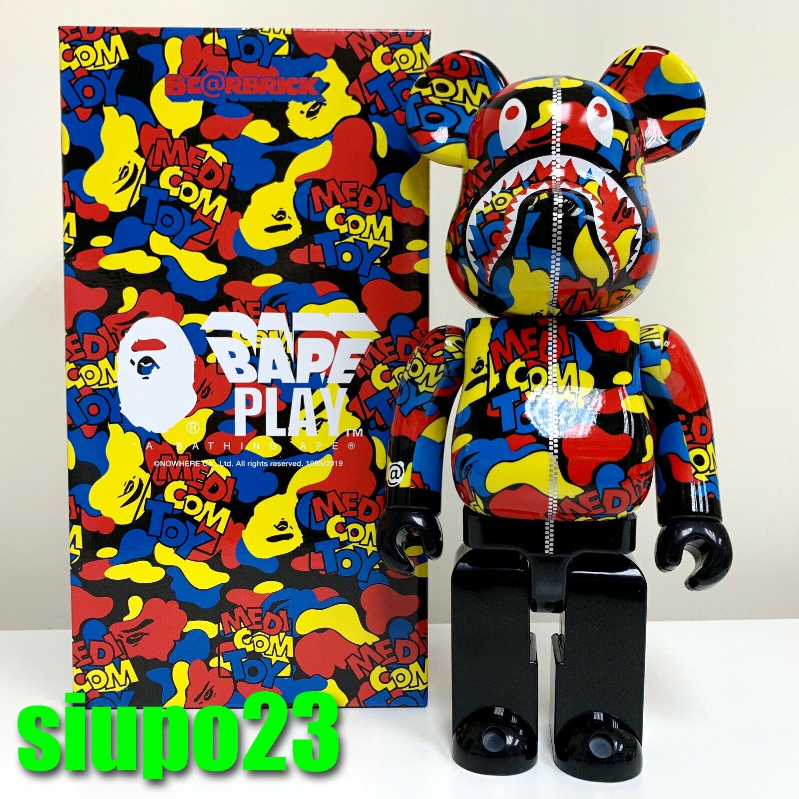 Bape × Medicom Bearbrick