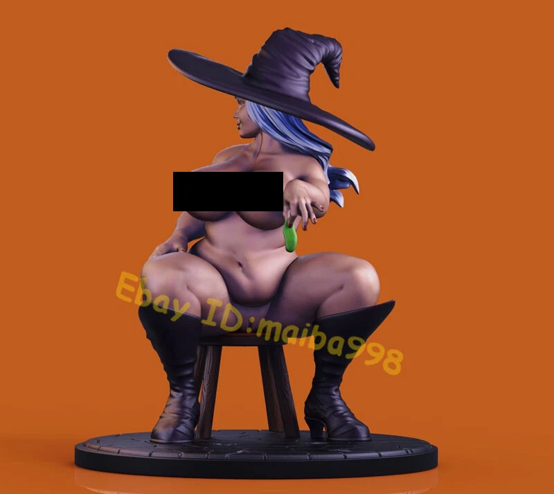 HALLOWEEN WITCH 3D Print Garage Kit Figure Model Kit Unpainted Unassembled GK - Image 4 of 4