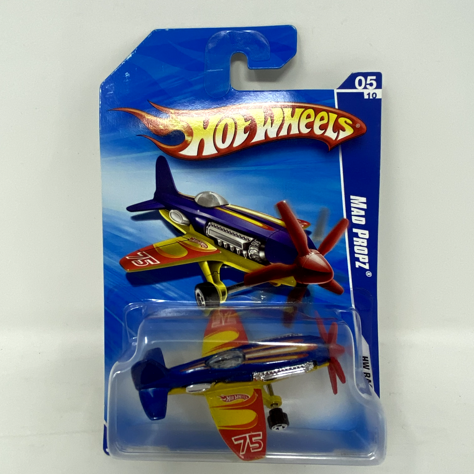 NEW Hot Wheels HW Racing 5/10 MAD PROPZ Blue/Yellow Variant
