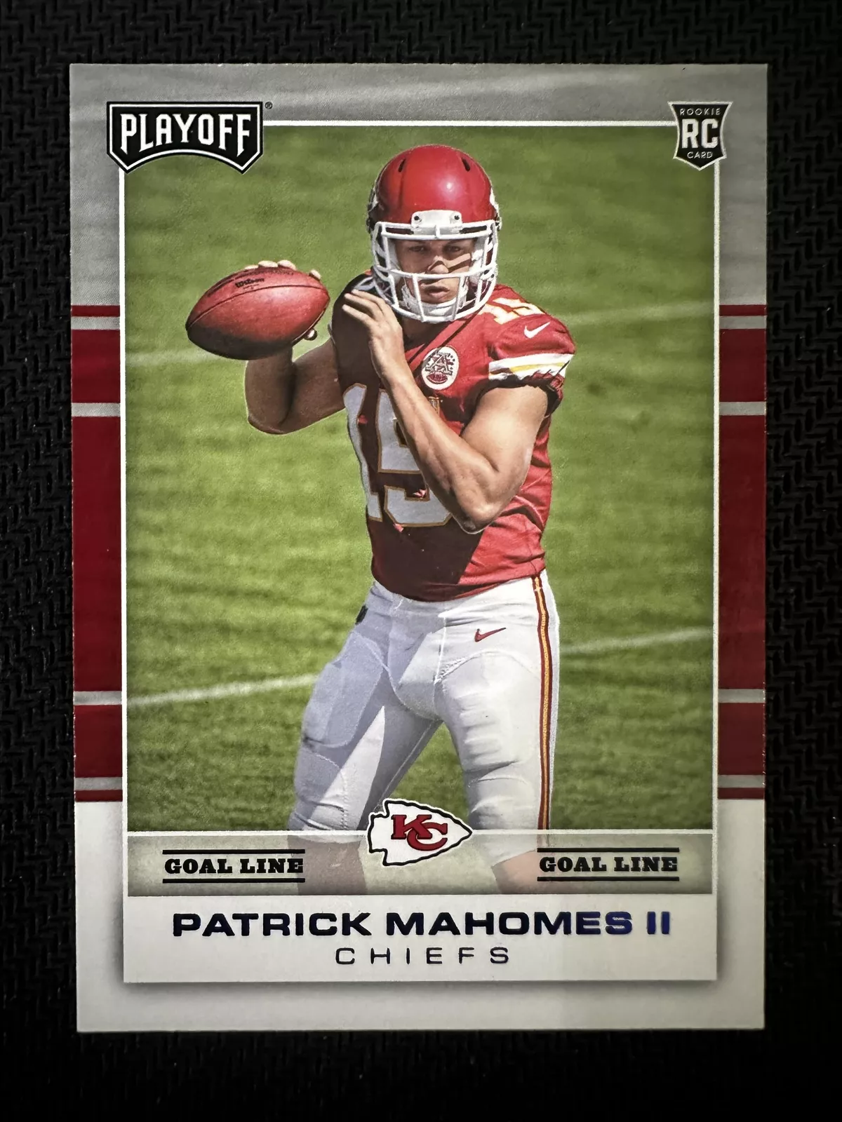 Patrick Mahomes trading card