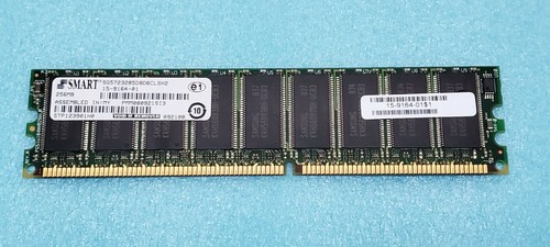 SMART 256MB DDR DIMM DDR1 PC2700 DDR 333MHZ 184PIN ECC UBDIMM 15 9164 