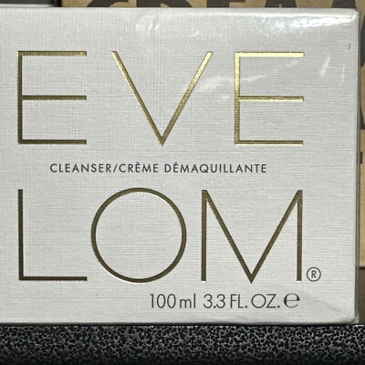 New Sealed EVE LOM Facial Cleansing Rinse-Off Cream - 100 ml/3.3 oz