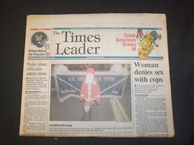 1993 NOVEMBER 19 WILKES-BARRE TIMES LEADER- WOMAN DENIES SEX WITH COPS - NP 7561