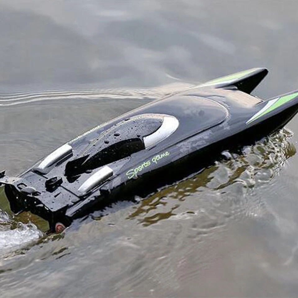 2.4GHz Control Remoto Alta Velocidad Eléctrico RC Carreras Doble Motor Barco Foto 2 de 4