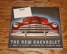 1947 Chevrolet Full Line Sales Brochure 47 Chevy Fleetline Fleetmaster 1947 Chevrolet Full Line Sales Brochure 47 Chevy Fleetline Fleetmaster