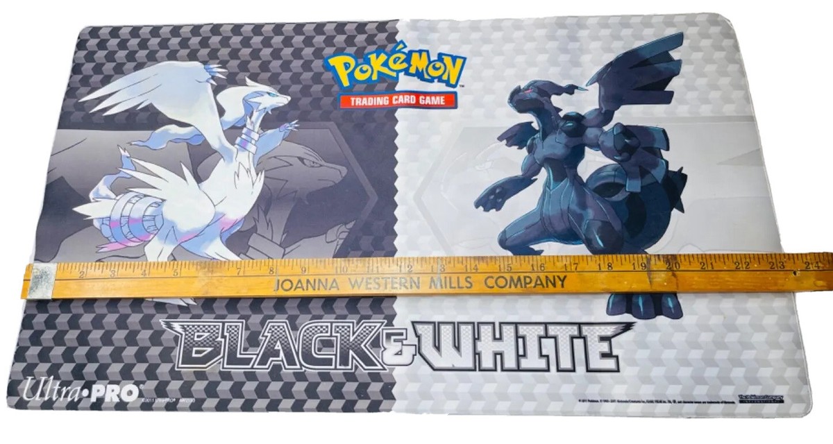 POKÉMON PLAY MAT ULTRA PRO BLACK WHITE DRAGON RESHIRAM