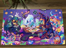 YuGiOh Playmat Toon Monsters CCG TCG Mat Trading Card Game Mat Pad Free Bag