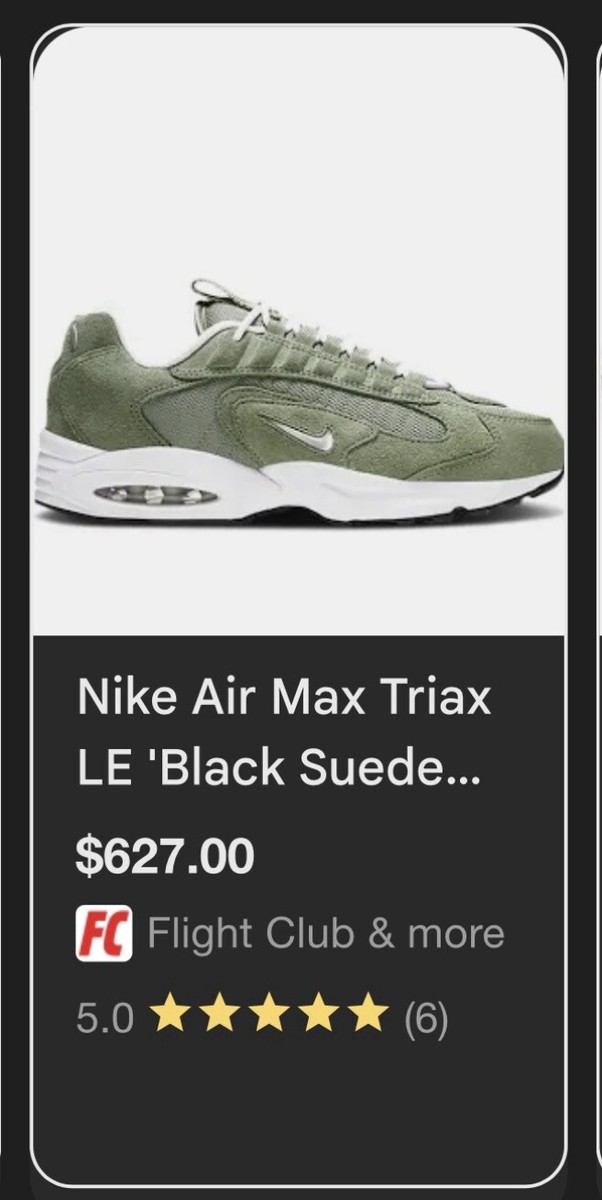 Nike Air Max Triax LE Sage Suede- Men's size 8 | eBay