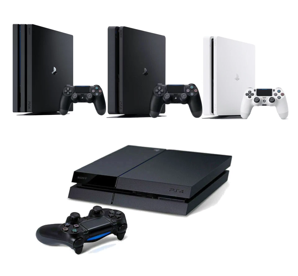 Sony Playstation 4 Konsole - SLIM , PRO , FAT + 1-2 Controller + 1 Gratis Spiel