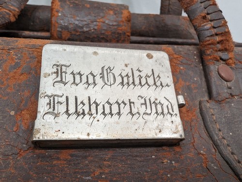 Antike Leder Damen Ärzte Zahnärzte Arzttasche Aktentasche - Elkhart Indiana - Bild 5 von 24
