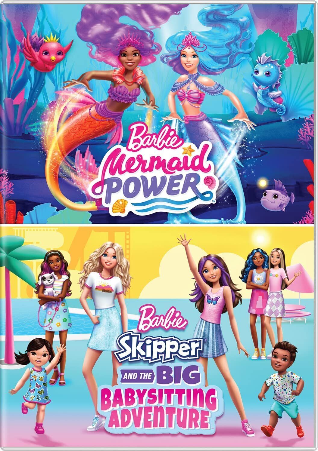 Barbie Double Feature: Barbie: Mermaid Power/Barbie: Skipper and the Big B (DVD)