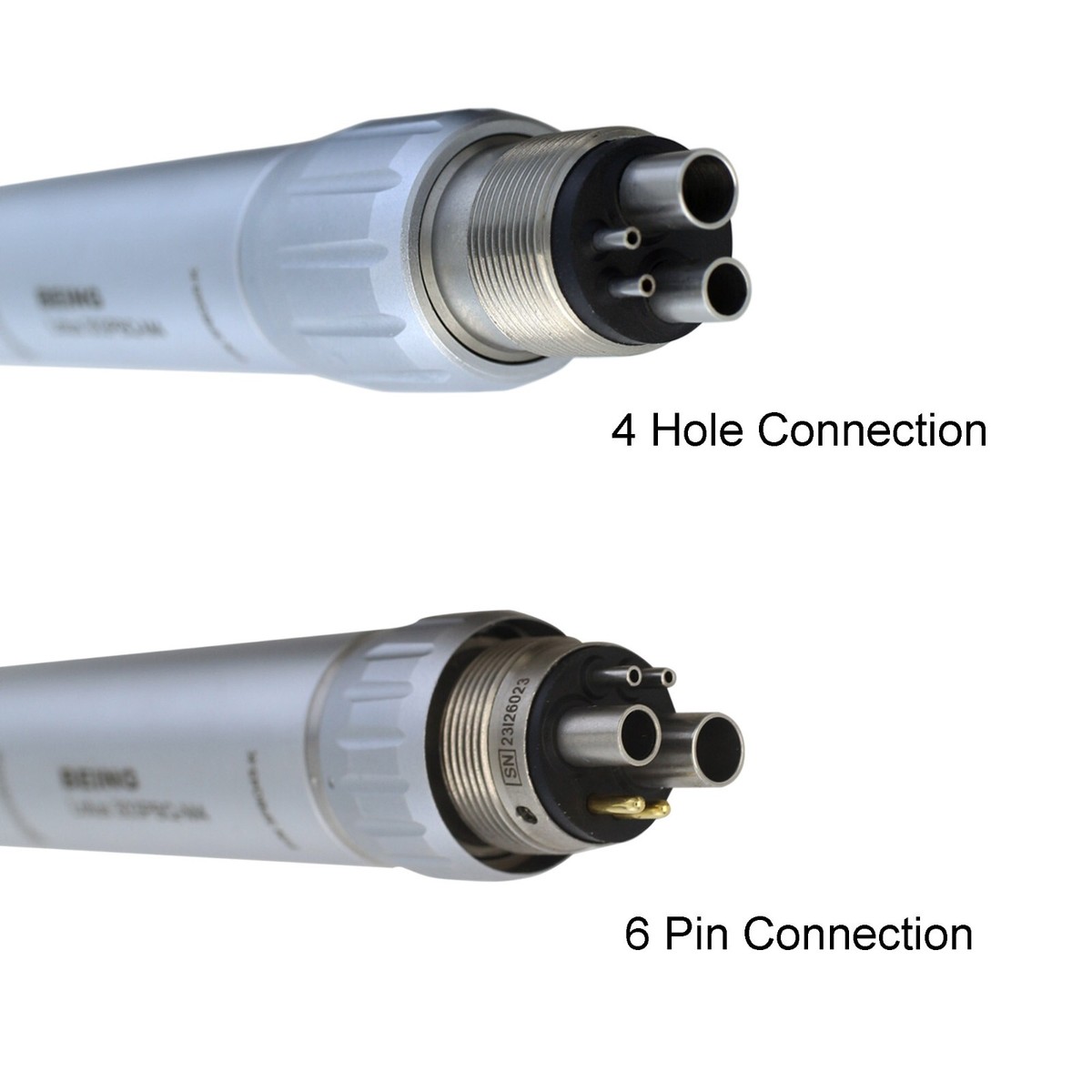 Turbine Dentaire à Haute Vitesse COXO Avec Fibre Optique LED – Compatible KAVO NSK, Angle Contraire, Autochuck