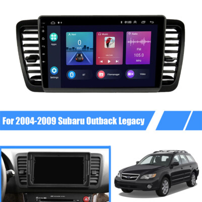 Fit For 04-09 Subaru Outback Legacy Car Stereo Radio Fascia Panel 2Din Frame J5