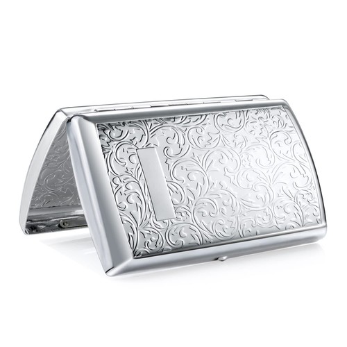 Zigarettenetui aus Hochwertigem Stahl Zigarettenbox für Damen Antik Zigarettenet - Bild 3 von 8