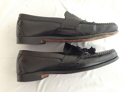 Allen Edmonds Stowe Tassel Loafers Black Leather Size 11D | eBay display picture 2