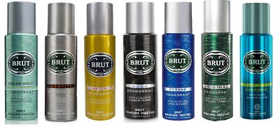 6 x Brut Deodorant Body Spray 200 ml - Duft wählbar