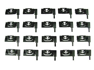 fits 1979 - 1982 Mazda  626 4 Door sedan 20 pc. windshield moulding clips - Image 2 of 2