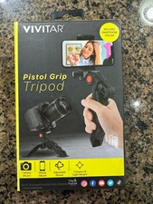 Vivitar Pistol Grip Tripod For Cameras and Smartphones Adjustable Lightweight