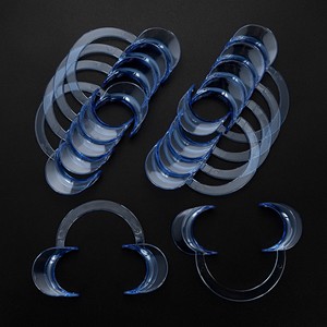 20Pcs Dental Blue Mouth Opener Teeth Lip Cheek Intraoral Retractor C Shape LSize