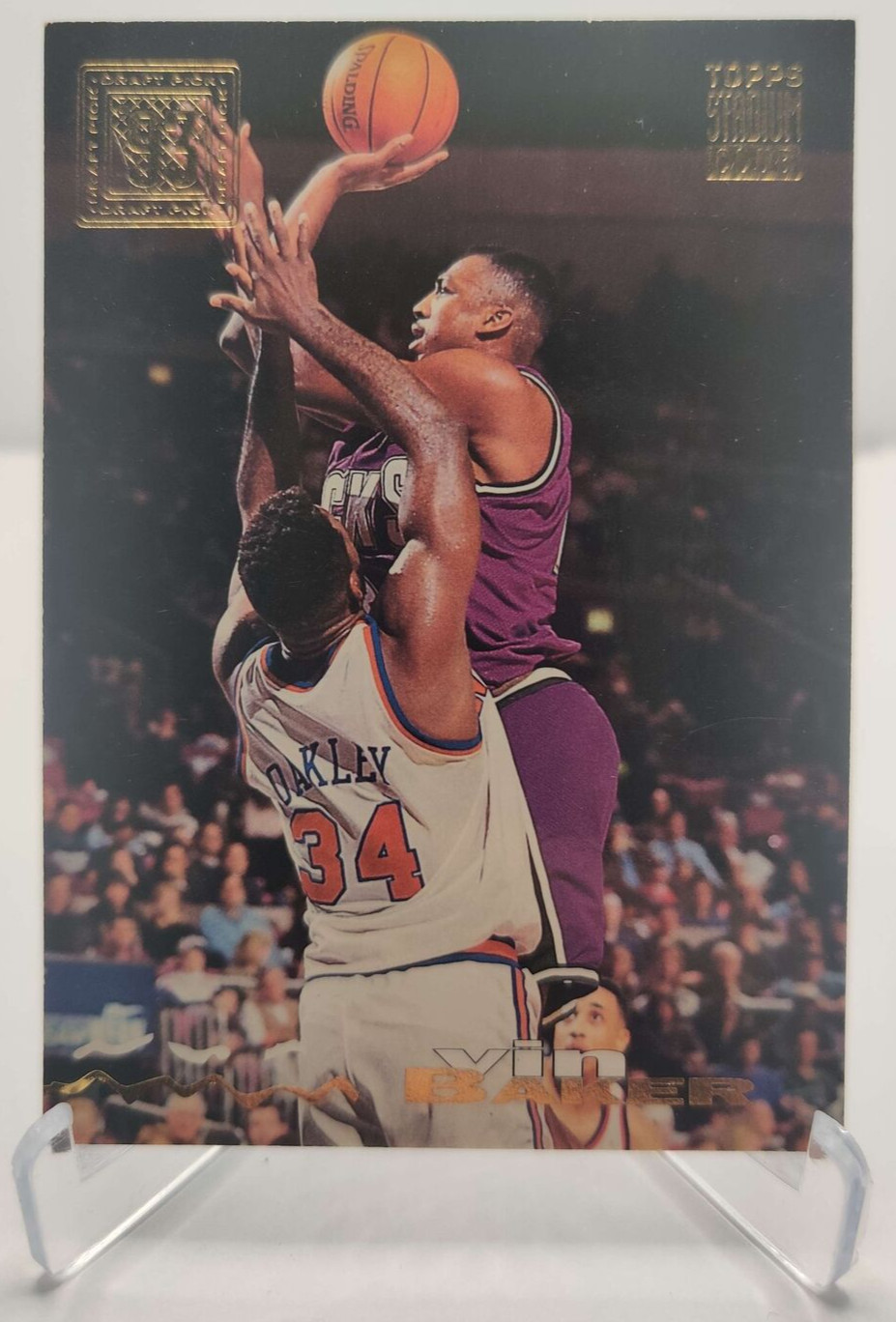 1993-94 Topps Stadium Club #307 Vin Baker Rookie RC Milwaukee Bucks basketball