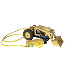 Working Vintage Cragstan Ford 4040 Industrial Tractor Battery Operated Japan Toy