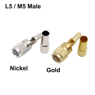 Connettore Femmina Coassiale RF Tipo F TV Femmina Per Cavo Connettori A Compressione RG6 Connettore F Maschio Spina Tipo F Destra RG11 - Foto 4