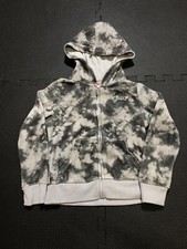 Y2K Juicy Couture Kids Full Zip Velour Embellished Rhinestone Hoodie Size 5