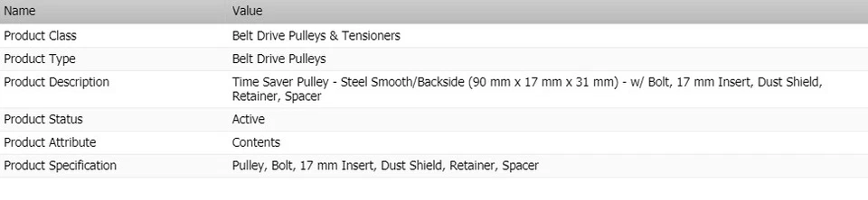 Puertas de polea de correa de transmisión para GMC W4500 2003-2005 V8-6,0 L Foto 4 de 4