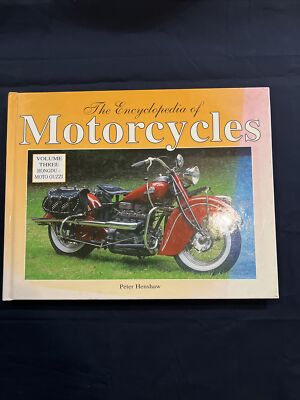 Encyclopedia of Motorcycles Hardcover Peter Henshaw 9780791060551