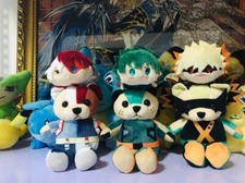My Hero Academia Izuku Midoriya Katsuki Bakugo Kiamo Bear Plush Doll Keychain