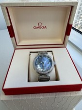 Omega De Ville Ladymatic Diamond Bezel and Blue MOP Dia Dial 425.30.34.20.57.003 4