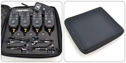 Wireless fishing bite alarm 1+4 set 4pcs illuminated swinger in EVA case fishing - Bild 16 von 17